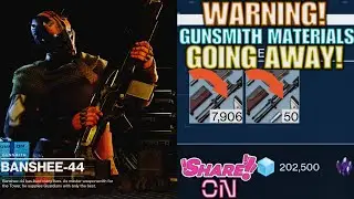 DESTINY 2 WARNING!!! GUNSMITH MATERIALS GOING AWAY!!!