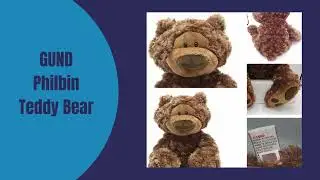 ✨ GUND PHILBIN CHOCOLATE TEDDY BEAR &ndash; 18
