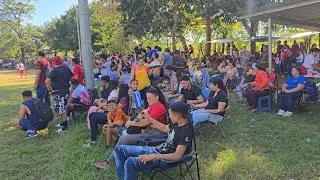 Santa Barbara en su Fiestas Torneo Rel&aacute;mpago Ol&iacute;mpico gol de Brendy 