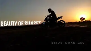 Beauty of sunset || duke250 || sunset || short video || #editwithkinemaster