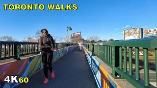 Toronto Parkdale & Roncesvalles Pedestrian Bridge Walk (March 12, 2021)