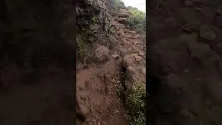 climbing on Le Pouce #nature #landscape #hiking #hike #adventure #vibes #mountains #viral #climbing