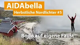 AIDAbella Herbstliche Nordlichter Vlog #5 Bodø auf eigene Faust