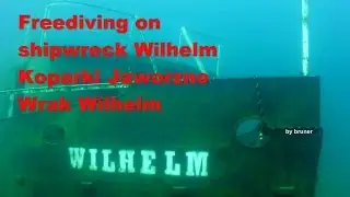 Freediving on shipwreck Wilhelm  Wrak Wilhelm koparki Jaworzno