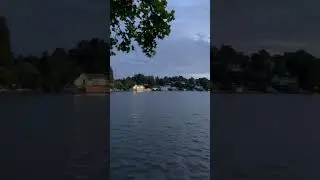 Beautiful evening and sitting around lake #music #travel #life #lifeisbutadream #relaxing