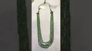 Natural Emerald Stone Mala Available no heat no treated #emerald #emeraldstones #gemstone #necklace