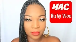 MAC Ruby Woo on Dark Skin #thepaintedlipsproject