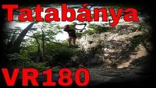 Via ferrata on Tatab&aacute;nya VR 180 8K (First part of the H&eacute;t vez&eacute;r and &Ouml;t vez&eacute;r road)