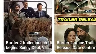 Border 2 trailer office trailer sanny Deol