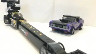 Let&rsquo;s Build the LEGO Mopar Dodge SRT Dragster & 1970 Dodge Challenger T/A by LEGO (Time Lapse)