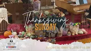 Thanksgiving Sunday Service - October 12, 2025 - Walton United Church