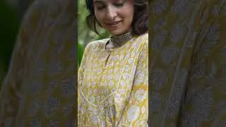 Aishani Handblock Cotton Straight Kurta by www.kusvaa.com