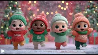 Dudi Dudi Dong Dong Christmas Jingle🎄 | Baby Christmas Dance Party | Kids Rhymes and Jingle Bells