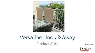 Versaline Hook & Away Foldown Clothesline PTVH Product Video