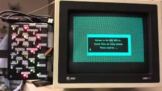 MFM Diagnostic Indicator - AT&T UNIX PC   Boot up