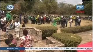 RAIS RAMAPHOSA ALIVYOZURU MAKABURI YA WAPIGANIA UHURU MOROGORO