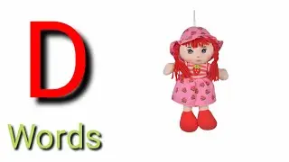 D Letter words with pictures | Kindergarden | lkg | nursery