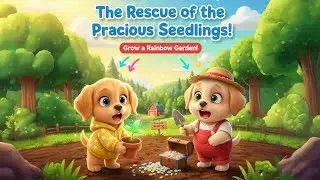 🌱 The Ben Family Farm: The Rescue of the Precious Seedlings! Kids Adventure Story Teamwork & Safety