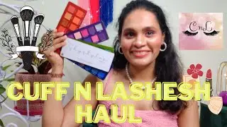 #affordableeyeshshadow #cuffsnlasheshaul Cuffs N Lashes Makeup Haul | Starting Rs. 99@Cuffs N Lashes