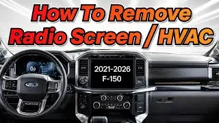 How to Remove: 2021-2026 F-150 Radio Screen and HVAC Controls Step-By-Step