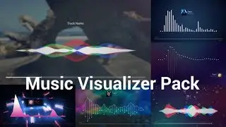 Music Visualizer Pack 33 Audio Spectrum Styes | After Effects Template
