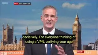 British MP discourages the use of VPNs (Online Safety Bill)