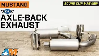 Обзор и аудиоклип Mustang V6 C&L Sport Axle-Back с полированными наконечниками (2011&ndash;2014)