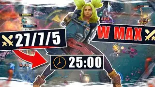 W Max Assassin Zeri - 27 kills in 25 minutes in HIGH ELO!