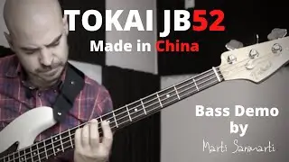 Tokai JB52 Jazz bass (Made in China). Short Demo.