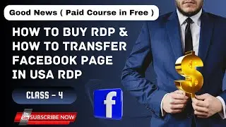 How to Buy RDP | How to Transfer Facebook Page in USA RDP |Facebook Monetization 2024 by Furqan Khan