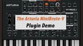 Демонстрация плагина Arturia MiniBrute-V