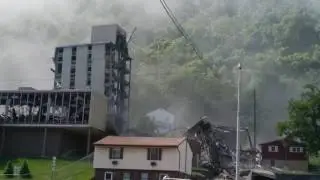Hi Rise Hall at WVU Tech Montgomery, WV  was demolished today.