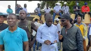 Flashback-Hon Yekeh Kolubah Lead Protester at Capitol Building - THE SWEET LAND OF LIBERTY