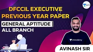 #DFCCIL Executive Previous Year Paper | General Aptitude | All Branch | By Avinash Sir