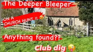 ON a CLUB DIG with a twist&hellip; ending up ON the CHURCH ground with permission 😍 lovely days detecting