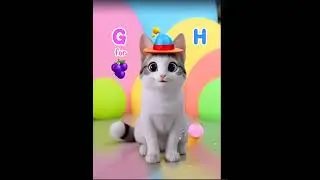 Hello Guys let's learn G H I with Tillu The Catboy 😸