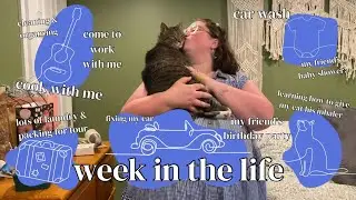 WEEK IN MY LIFE (cleaning, real life yapping, cat asthma and more)
