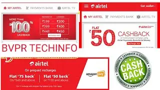 Earn airtel money in Airtel app by using airtel upi cashback offer