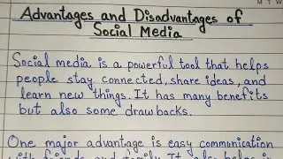 Essay on Advantages and Disadvantages of Social Media | Essay Writing