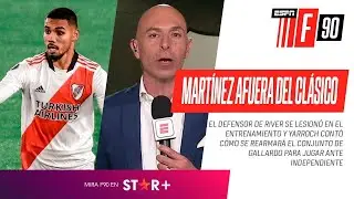 MARTÍNEZ SE PIERDE EL CLÁSICO Y #RIVER BUSCARÁ RECUPERARSE EN AVELLANEDA