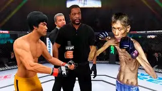 UFC4 Bruce Lee vs Skeleton EA Sports UFC 4