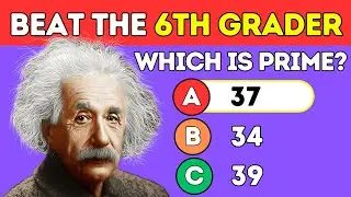 Are You Smarter Than a 6th Grader 🧠🤓 Only 1% Pass This 6th Grade Math Trivia Quiz 🧠