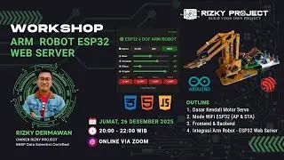 [WORKSHOP] ARM ROBOT ESP32 WEB SERVER