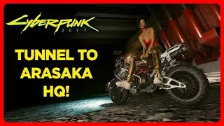 Taking the TUNNEL to ARASAKA HQ! Cyberpunk 2077 Night City Glitches [NO MODS]
