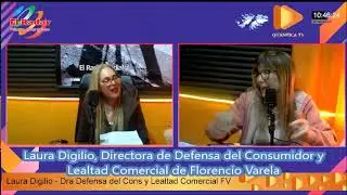 ERDS- Laura Digilio, Directora de Defensa del Consumidor y Lealtad Comercial de Florencio Varela
