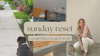 sunday reset - workday edition | how I reset for the week on limited time￼ (i worked 7+ hours today)