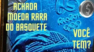 MOEDA RARA DO BASQUETE COM M&Atilde;O DUPLA E DATA VASADA FOI ACHADA ONTEM