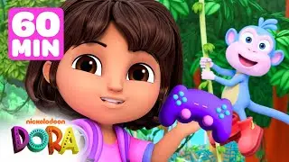 Play Games with Dora for 60 Minutes Straight! #2 🎮  | Dora & Friends
