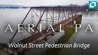 Walnut Street Pedestrian Bridge | Aerial PA