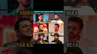Highest directors#Anirudh #Devara #NTR #ArRahman #RC16 #RamCharan #DeviSriPrasad #Pushpa2 #AlluAriun